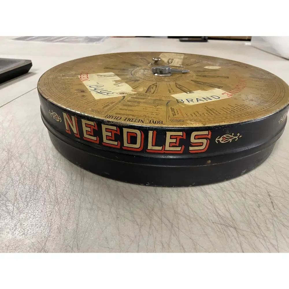 Antique 1920s Boye Needle Co. Chicago Spinning Display Store Dispenser